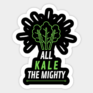 Kale vegan funny Sticker